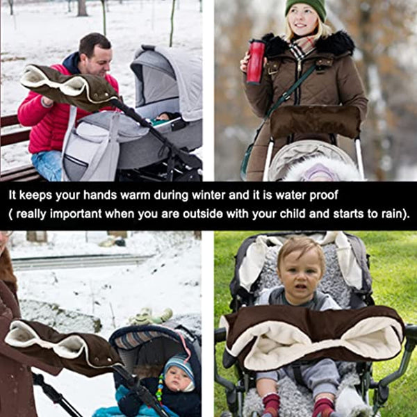 Kinderwagen Handwärmer,Kinderwagen Handschuhe Handmuff mit Fleece Innenseite DIAOPROTECT Zubehör Einfach Baby