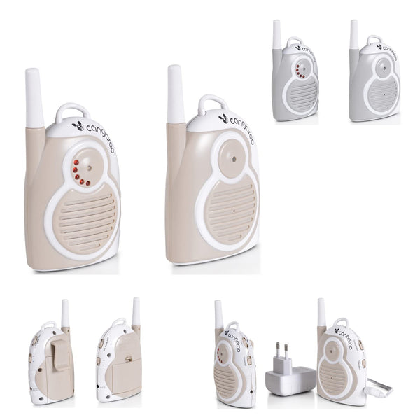 Cangaroo Babyphone Mommy´s Sense Reichweite bis 1,3 km, 2 Kanäle Batterieanzeige, Farbe:beige Cangaroo Babyphone Einfach Baby