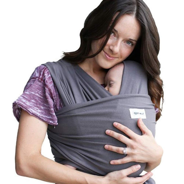 Sleepy Wrap Babytrage, elastisch, für Neugeborene bis 15,9 kg, Schwarz Sleepy Wrap Zubehör Einfach Baby