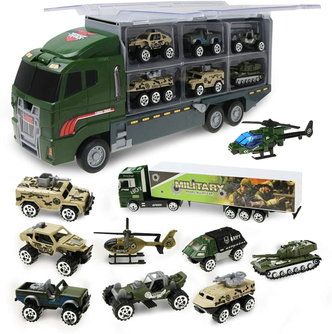 Baufahrzeug Autos Bagger Spielzeug Baustelle LKW Spielzeugautos Transporter  Kinderspielzeug für Kinder 3 4 5 Jahren