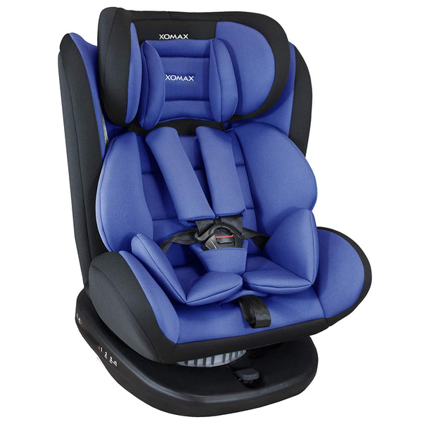 XOMAX 916 Kindersitz drehbar 360° mit ISOFIX und Liegefunktion I mitwachsend I 0-36 kg, 0-12 Jahre XOMAX Babyschalen 0-13 kg, Gruppe 0+ Einfach Baby