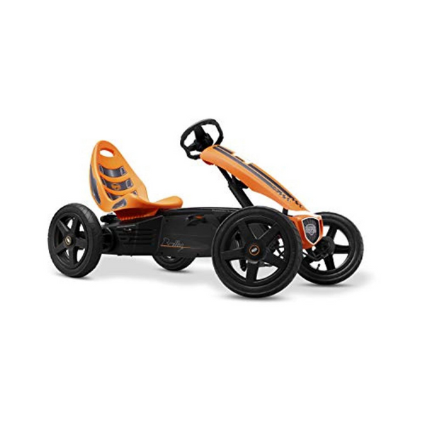 Tretfahrzeuge - BERG Gokart Rally Orange | Kinderfahrzeug, Tretauto mit Verstellbarer Sitz, Mit Freilauf, Kinderspielzeug geeignet für Kinder im Alter von 4-12 Jahren - Einfach Baby