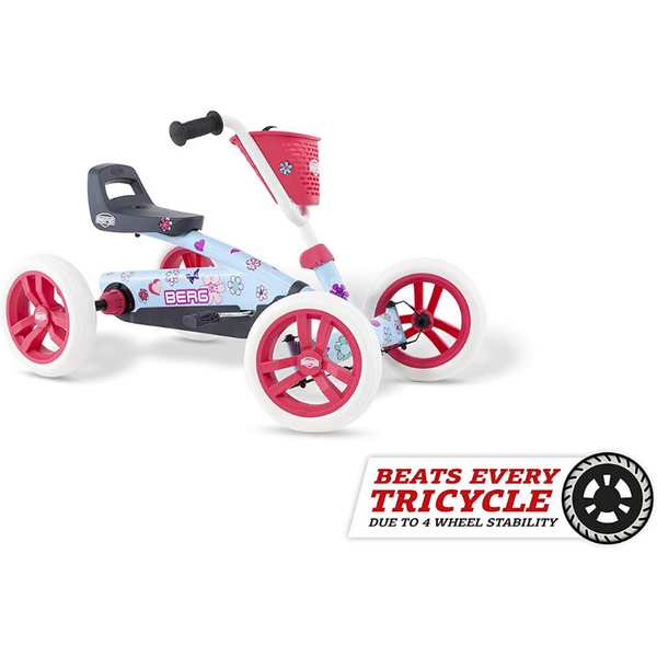 Kinderfahrzeuge - BERG Pedal-Gokart Buzzy BSX | Kinderfahrzeug, Tretauto, Sicherheit und Stabilität, Kinderspielzeug geeignet für Kinder im Alter von 2-5 Jahren - Einfach Baby